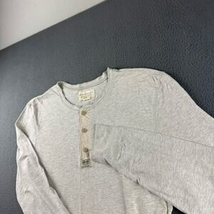 Denim Supply Ralph Lauren Shirt Men's L Henley Baselayer Vintage Single Stitch